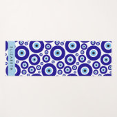 Evil Eye, Greek Eye, Turkish Eye, Mati, Your Name Yogamatte (Vorderseite (Horizontal))