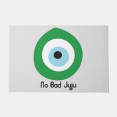 Evil Eye Green Nazar No Bad Juju Schutz Fußmatte (Vorderseite)