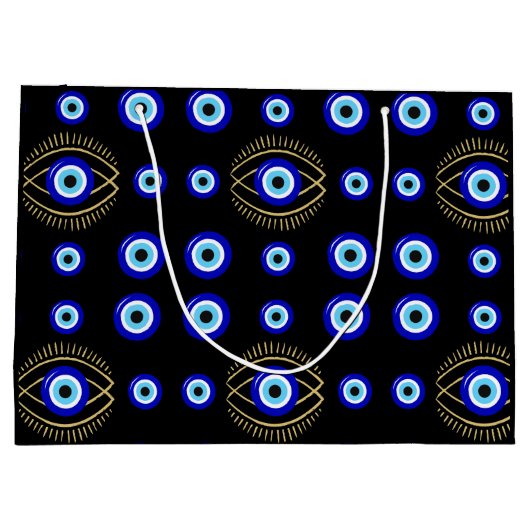 Evil Eye Große Geschenktüte (Rückseite)