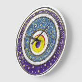 Evil Eye Große Wanduhr (Winkel)