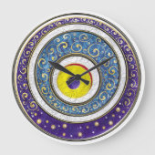 Evil Eye Große Wanduhr (Vorderseite)