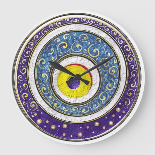 Evil Eye Große Wanduhr (Vorderseite)