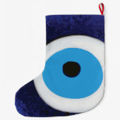 Evil Eye Großer Weihnachtsstrumpf (Rückseite)