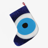 Evil Eye Großer Weihnachtsstrumpf (Rückseite (Hängend))