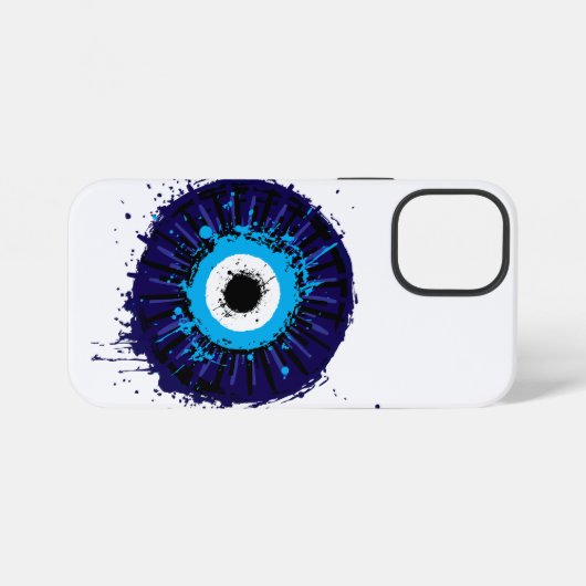 🧿 Evil Eye Guardian iPhone Hülle (Rückseite (Horizontal))