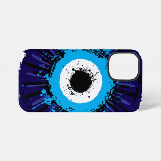 🧿 Evil Eye Guardian iPhone Hülle (Rückseite (Horizontal))
