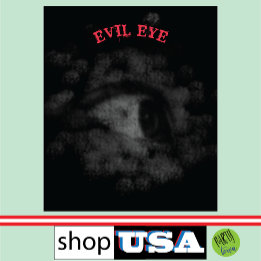 Evil Eye HALLOWEEN Seltsame Unterwäsche Ungewöhnli Wandteppich