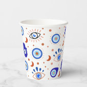 Evil Eye Halloween-Themed Paper Cups Pappbecher (Rückseite)