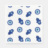 Evil eye Hamsah napkins Serviette (Vorderseite)