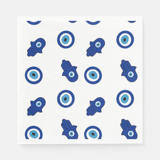 Evil eye Hamsah napkins Serviette (Vorderseite)