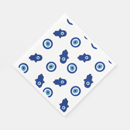 Evil eye Hamsah napkins Serviette (Ecke)