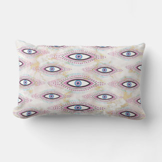 Evil Eye Happy Colorful Art Lendenkissen