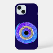 Evil Eye iPhone 15 Case Hülle (Rückseite)