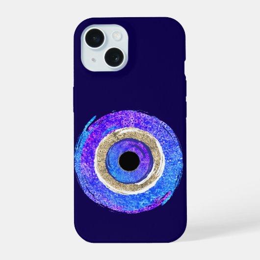 Evil Eye iPhone 15 Case iPhone 15 Hülle (Rückseite)