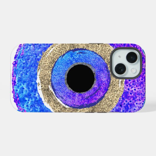 Evil Eye  iPhone 15 Hülle (Rückseite (Horizontal))