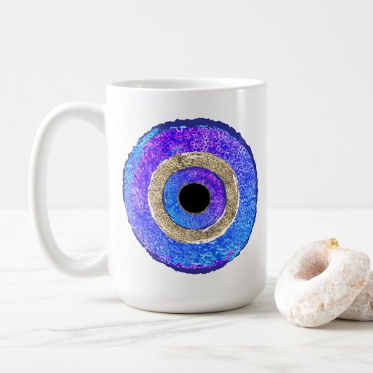 Evil Eye Kaffeetasse (Mit Donut)