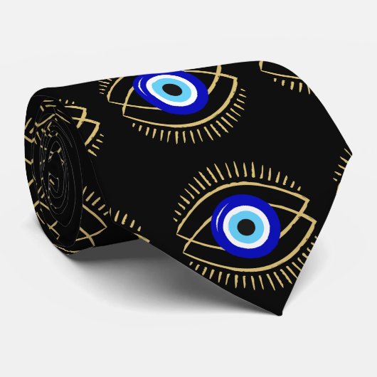 Evil Eye Krawatte (Gerollt)