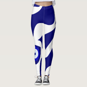 Evil Eye Lava-Muster Leggings
