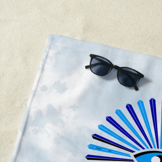 Evil Eye Louts Strandtuch (Beispiel)