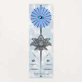 Evil Eye Louts Yogamatte (Vorderseite)