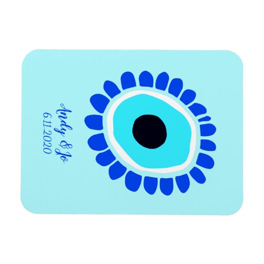 Evil Eye Lucky Charm Magnet (Horizontal)