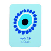 Evil Eye Lucky Charm Magnet (Vertikal)
