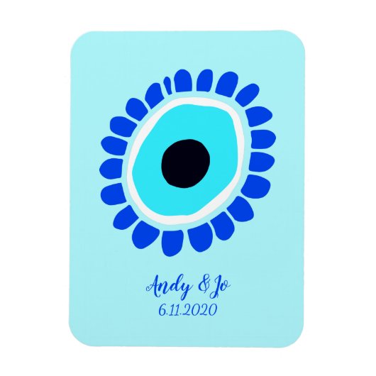 Evil Eye Lucky Charm Magnet (Vertikal)