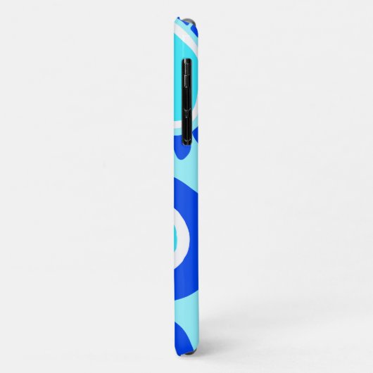 Evil Eye Lucky Symbol farbig Case-Mate iPhone Hülle (Hinten/Links)