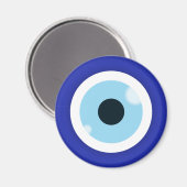 Evil Eye Magnet (Vorderseite/Rückseite)