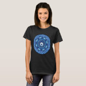 Evil Eye Mandala Charm Curse Protection T-Shirt (Vorne ganz)