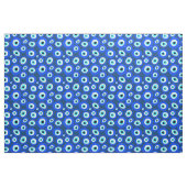 Evil Eye Mediteran Blaues Auge Muster Stoff (Fat Quarter (45,7 x 55,9 cm))