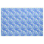 Evil Eye Mediteran Blaues Auge Muster Stoff (Fat Quarter (45,7 x 55,9 cm))