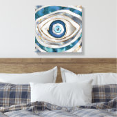 Evil Eye Mineralien und Gold Leinwanddruck (Insitu (Schlafzimmer))