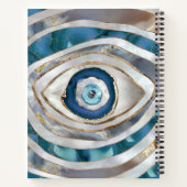 Evil Eye Mineralien und Gold Notizblock (Rückseite)