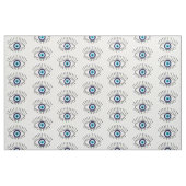 Evil Eye mit Eyelashes Lucky Symbol Pattern Stoff (Fat Quarter (45,7 x 55,9 cm))