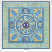 Evil Eye Mosaic Tile Aufkleber (Blatt)