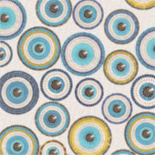 Evil Eye Mosaic Tile Pattern Aufkleber (Vorderseite)