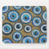 Evil Eye Mosaic Tile Pattern Mousepad (Vorne)