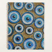 Evil Eye Mosaic Tile Pattern Planer (Vorderseite)