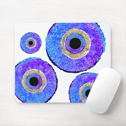 Evil Eye Mouse Pad Mousepad (Mit Mouse)