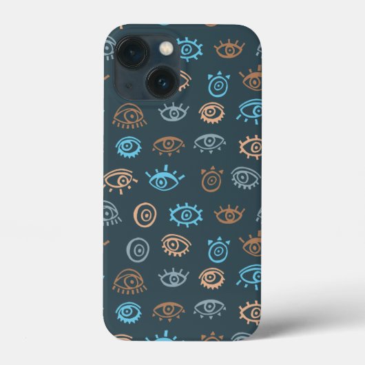 Evil Eye Muster Case-Mate iPhone Case (Rückseite)