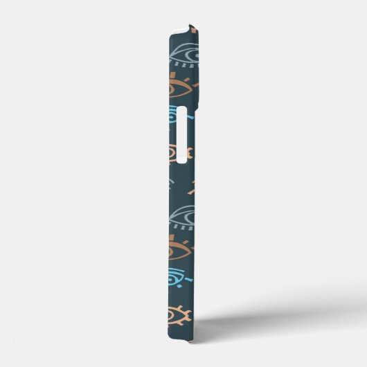 Evil Eye Muster Case-Mate iPhone Case (Rückseite / Rechts)