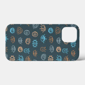 Evil Eye Muster Case-Mate iPhone Case (Rückseite (Horizontal))