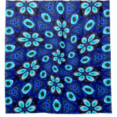 Evil Eye Muster Duschvorhang (Vorderseite)