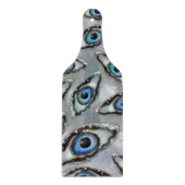 Evil Eye Muster Geodes und Kristalle auf Perle Schneidebrett (Vorderseite)