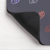 Evil Eye Muster Mouse Pad Mousepad (Ecke)