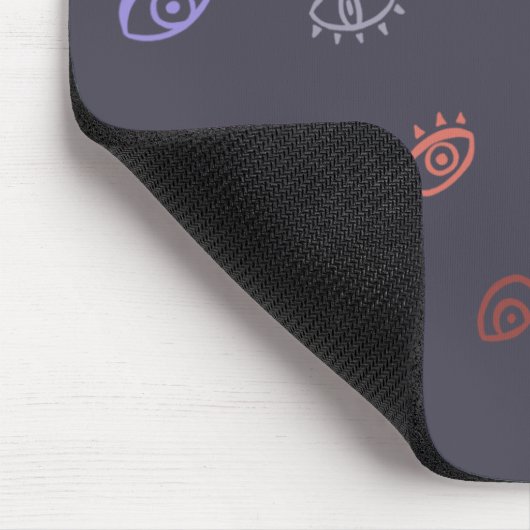 Evil Eye Muster Mouse Pad Mousepad (Ecke)