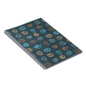 Evil Eye Muster Notebook Notizblock (Rechte Seite)