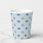 Evil Eye Muster Paper Cups Pappbecher (Rückseite)