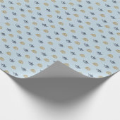 Evil Eye Muster Wrapping Paper Geschenkpapier (Ecke)